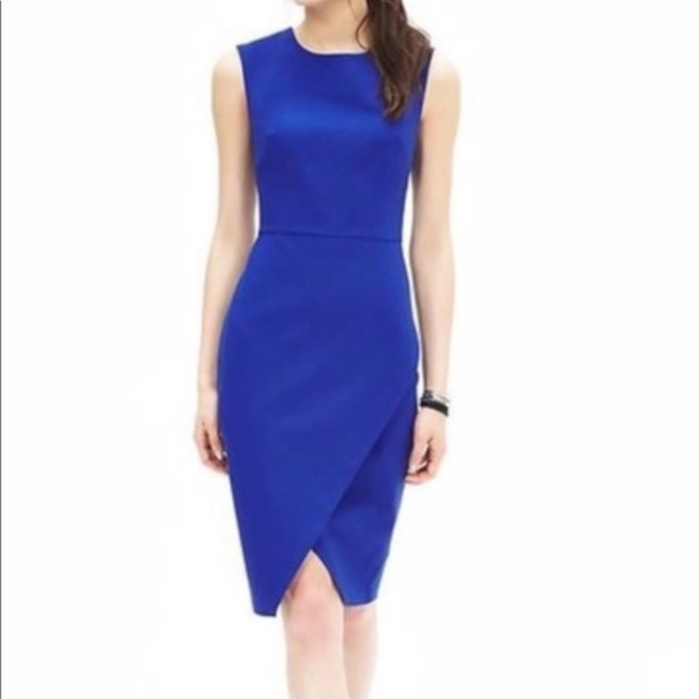 BANANA REPUBLIC cobalt Sloan dress